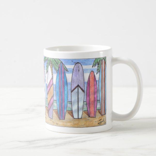 Café Caneca de PRANCHAS DE SURFE (Direita)