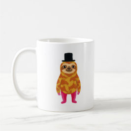 Café Caneca de Preguiça Fofa Arte Popular Divertida