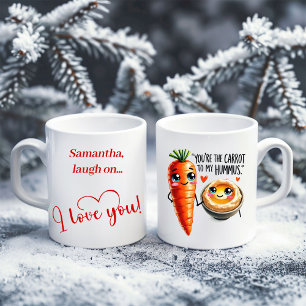 Café Caneca de Presente de Amor Personalizado Desenho A