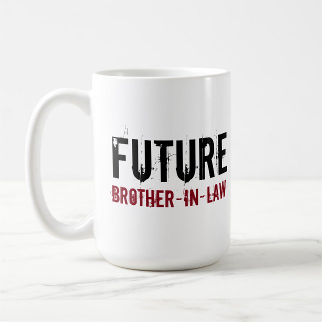 Café Caneca de Presente de Noivado para Futuro Cunhado (Esquerda)