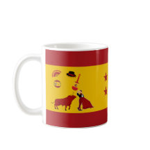 Caneca de presente divertida de futebol da Espanha