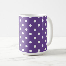 Café Caneca de Presente Elefante Branco com Bolinhas Ro