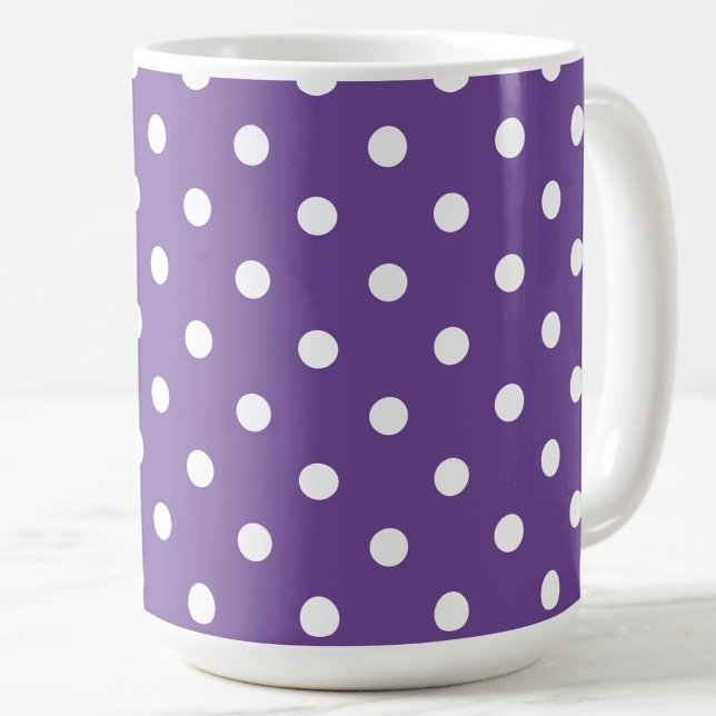 Café Caneca de Presente Elefante Branco com Bolinhas Ro (Criador carregado)