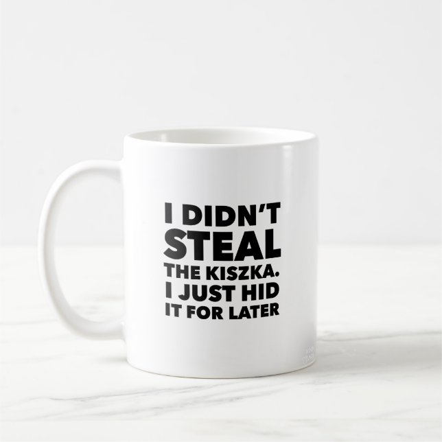 Café caneca de presente em inglês (Esquerda)