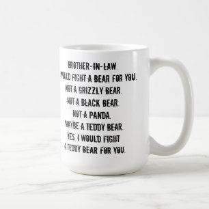 Café Caneca de Presente Engraçada para Cunhado
