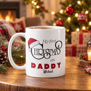 Café Caneca de Primeiro Natal Personalizada como Papai