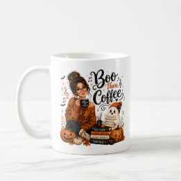 Café Caneca de Professor de Música de Halloween Cute Bo