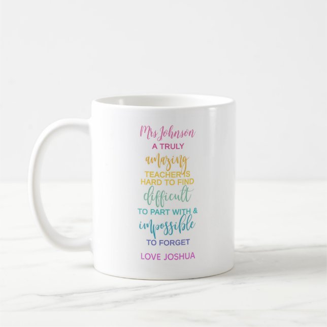 Café Caneca de Professor Incrível – Difícil de Encontra (Esquerda)