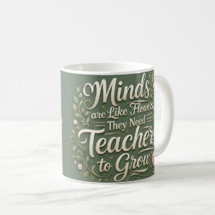 Café Caneca de Professor Inspirador – Mentes São Como F