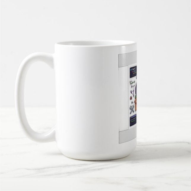 Café Caneca de Programador de Sapo de Codificação Fofa  (Esquerda)