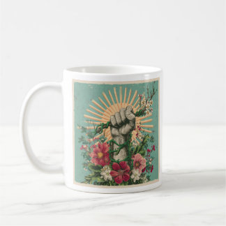 Café Caneca de Protesto Solarpunk de Resistência Ecológ