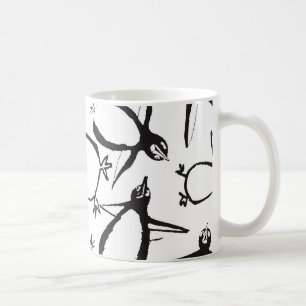 Café Caneca de queda dos pinguins
