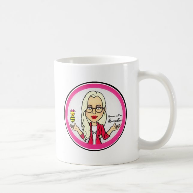 Café Caneca de QueenBeeing por Angie Atkinson (Direita)