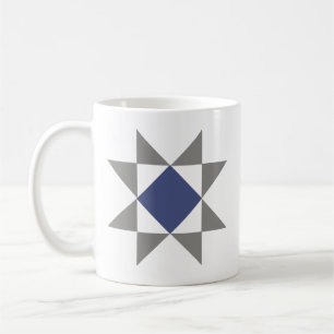 Café Caneca de Quilters, caneca de café, eu amo estofa