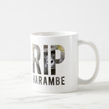 Caneca de R.I.P Harambe