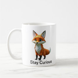 Café Caneca de raposa em origami