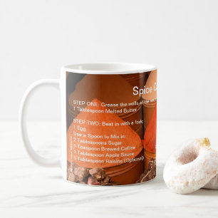 Café Caneca de receita - bolo de especiaria em caneca