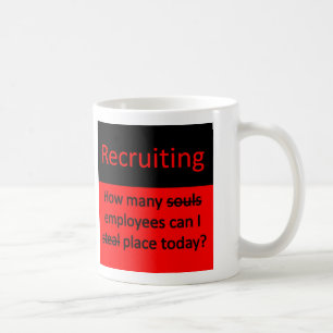 Café Caneca de recrutamento