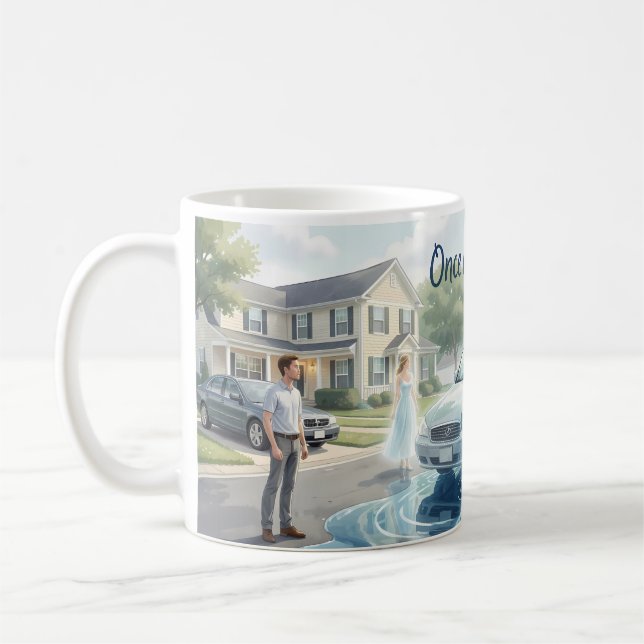 Café Caneca de Reflexões de Sonho de Uma Vida Inteira (Esquerda)