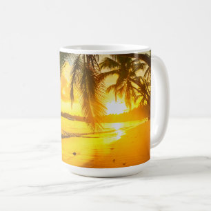 Café Caneca de Refúgio Tropical