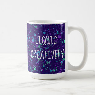 Café Caneca de respingo de tinta Liquid Creativity