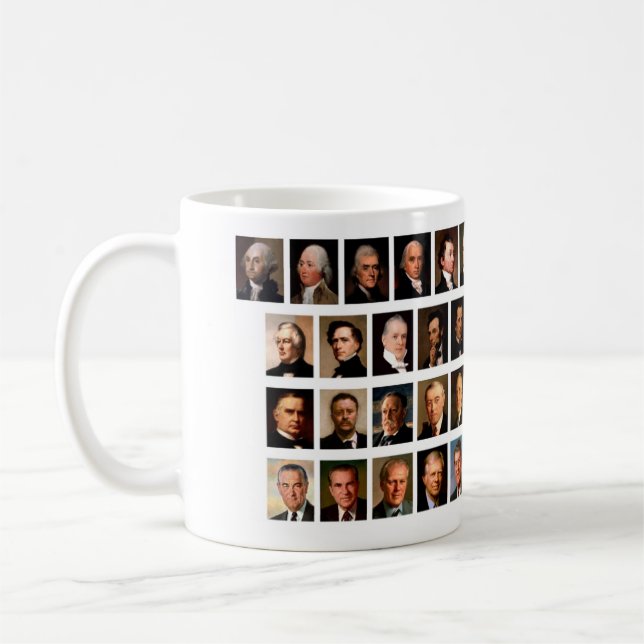Café Caneca de retratos do POTUS (Esquerda)