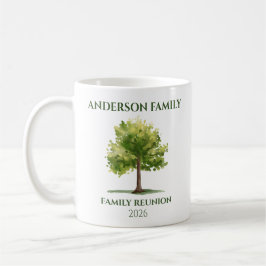 Café Caneca de Reunião de Árvore Genealógica Personaliz