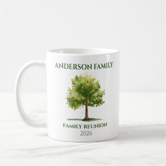 Café Caneca de Reunião de Árvore Genealógica Personaliz