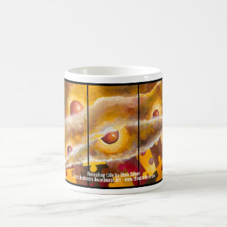 Café Caneca de revelação da vida