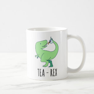Café Caneca de Rex T-Rex do chá