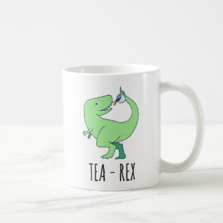 Café Caneca de Rex T-Rex do chá