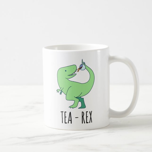 Café Caneca de Rex T-Rex do chá (Direita)