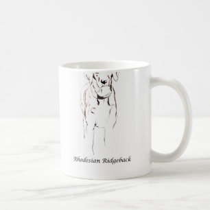 Café Caneca de Rhodesian Ridgeback