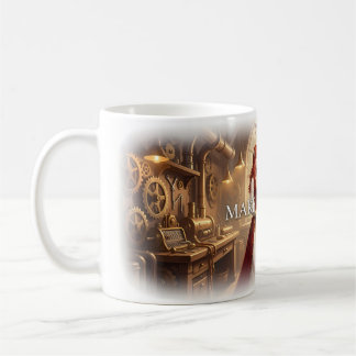 Café Caneca de Romance Steampunk Faça Maravilhas