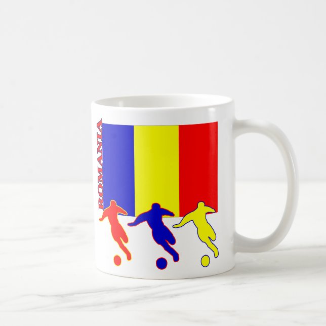 Café Caneca de Romania do futebol (Direita)