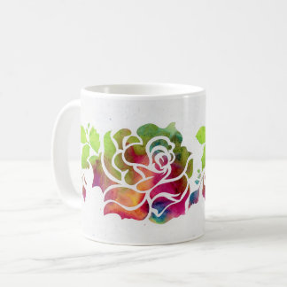 Café Caneca de rosas