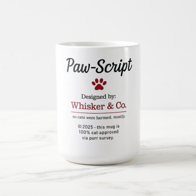 Café Caneca de roteiro de gato engraçado (Centro)
