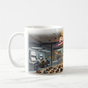 Café Caneca de Rua de Dança Salto para a Liberdade