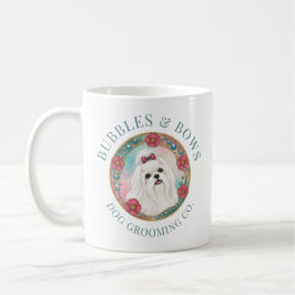 Café Caneca de Salão de Embelezamento de Cães Malteses