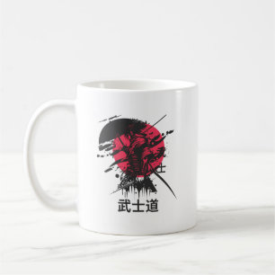Café Caneca de Samurai Guerreiro – Design do Código Bus