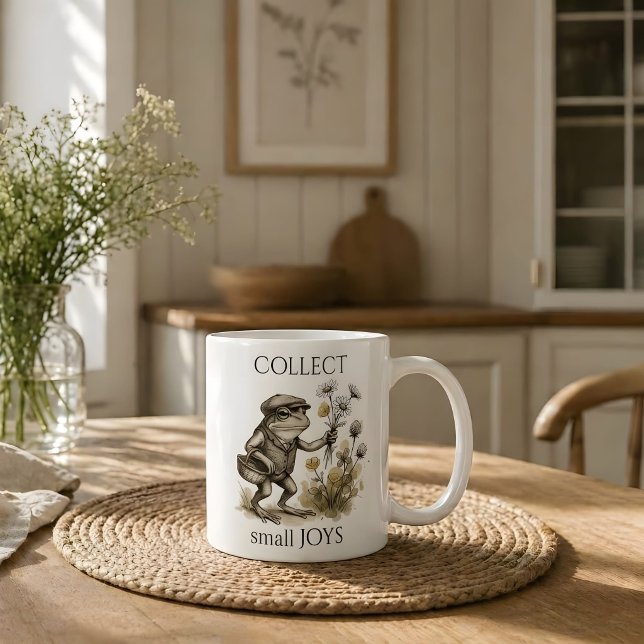 Café Caneca de Sapo - "Colecione Pequenas Alegrias" (Criador carregado)
