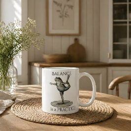 Café Caneca de Sapo - "Equilíbrio é uma Prática"