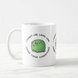 Café Caneca de Sapo Mal-Humorado Engraçado – Não Posso 