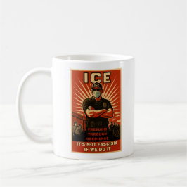 Café Caneca de sátira do ICE