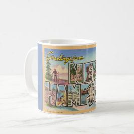 Café Caneca de Saudações de New Hampshire