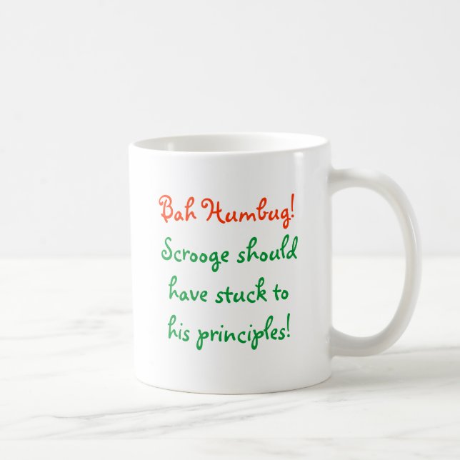 Café Caneca de Scrooge da farsa de Bah (Direita)