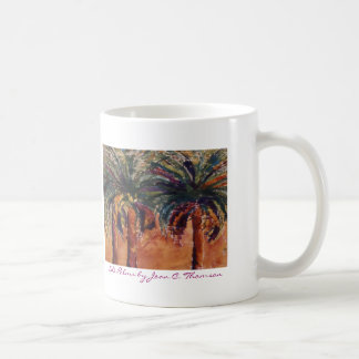 Café Caneca de seda das palmas