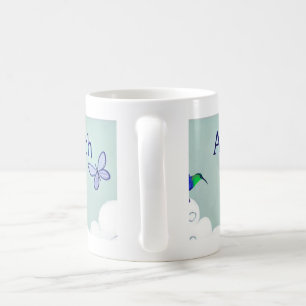Café Caneca de Serenidade Whimsical - Caminho para a ci
