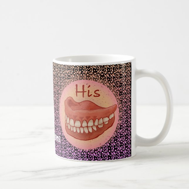 Café Caneca de seus dentes falsos (Direita)
