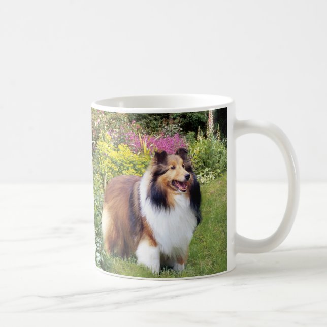 Café Caneca de Sheltie (Direita)
